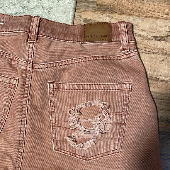 AM🦅 Mauve Mom Jeans - Picture 5 of 6